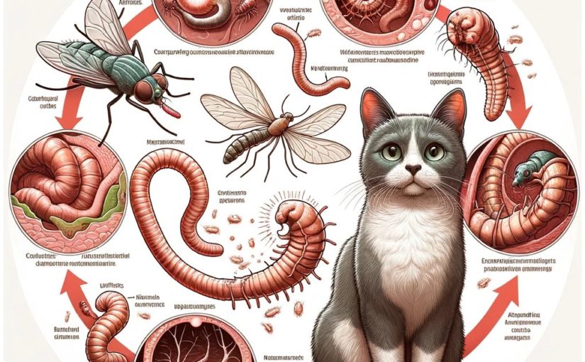 Cat and the heartworm cycle