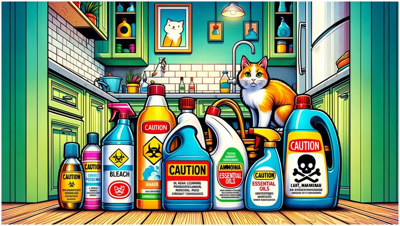 Common household products that are bad for cats