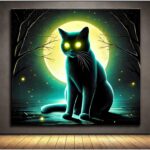 why cats' eyes glow