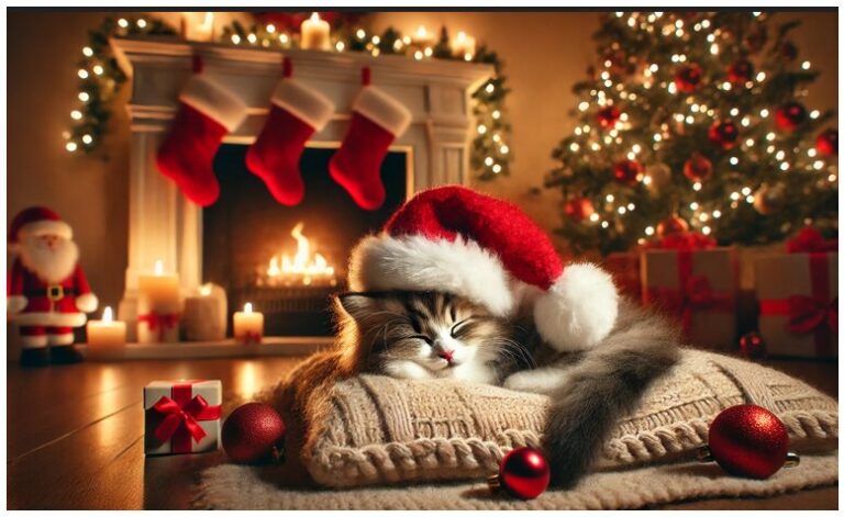 Night Before Christmas-cat version